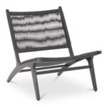 Palma Outdoor Lounge Chair Black CV-1022-02 CV 1022 02 01