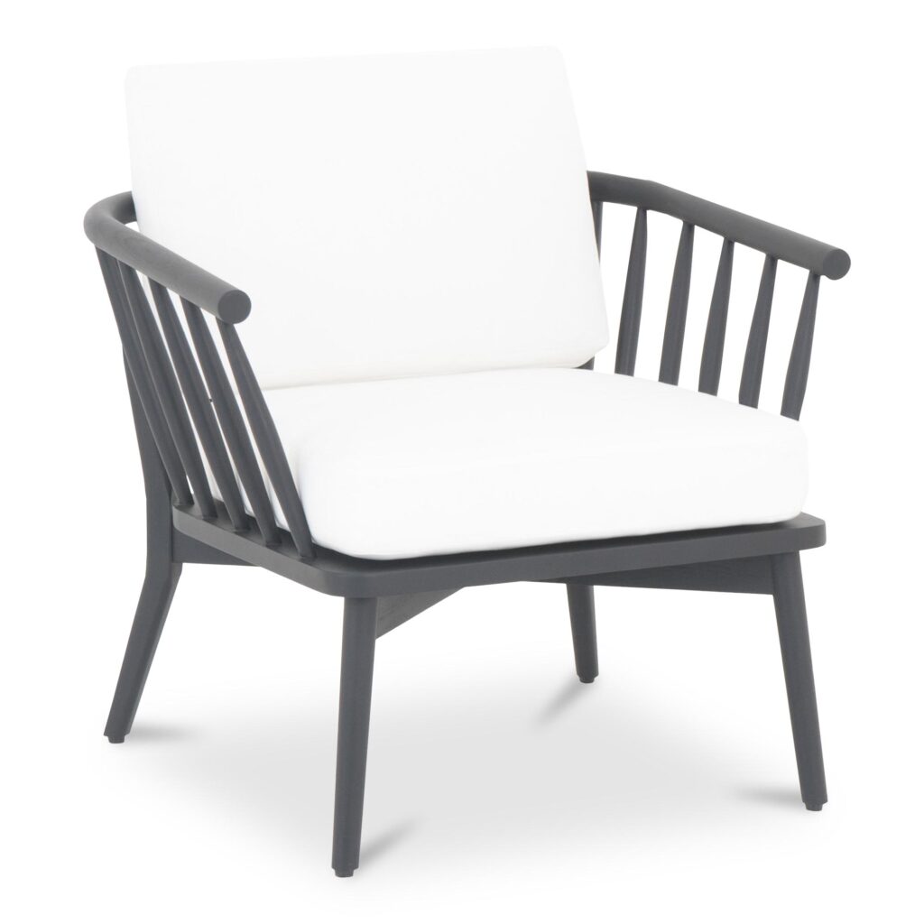 Wren Outdoor Lounge Chair Warm White - Image 2