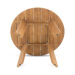 Delta Round Outdoor Dining Table Natural CV-1024-24 CV 1024 24 03
