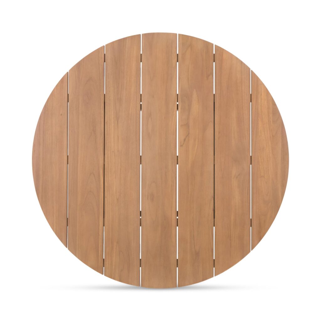 Delta Round Outdoor Dining Table Natural - Image 6