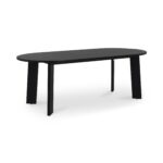 Delta Oval Outdoor Dining Table Black CV-1025-02 CV 1025 02 01