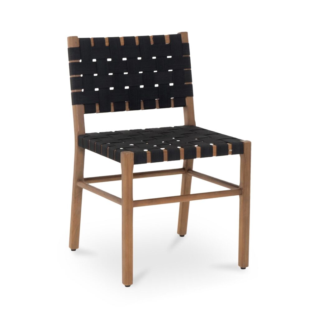 Mira Outdoor Dining Chair Black - Image 2