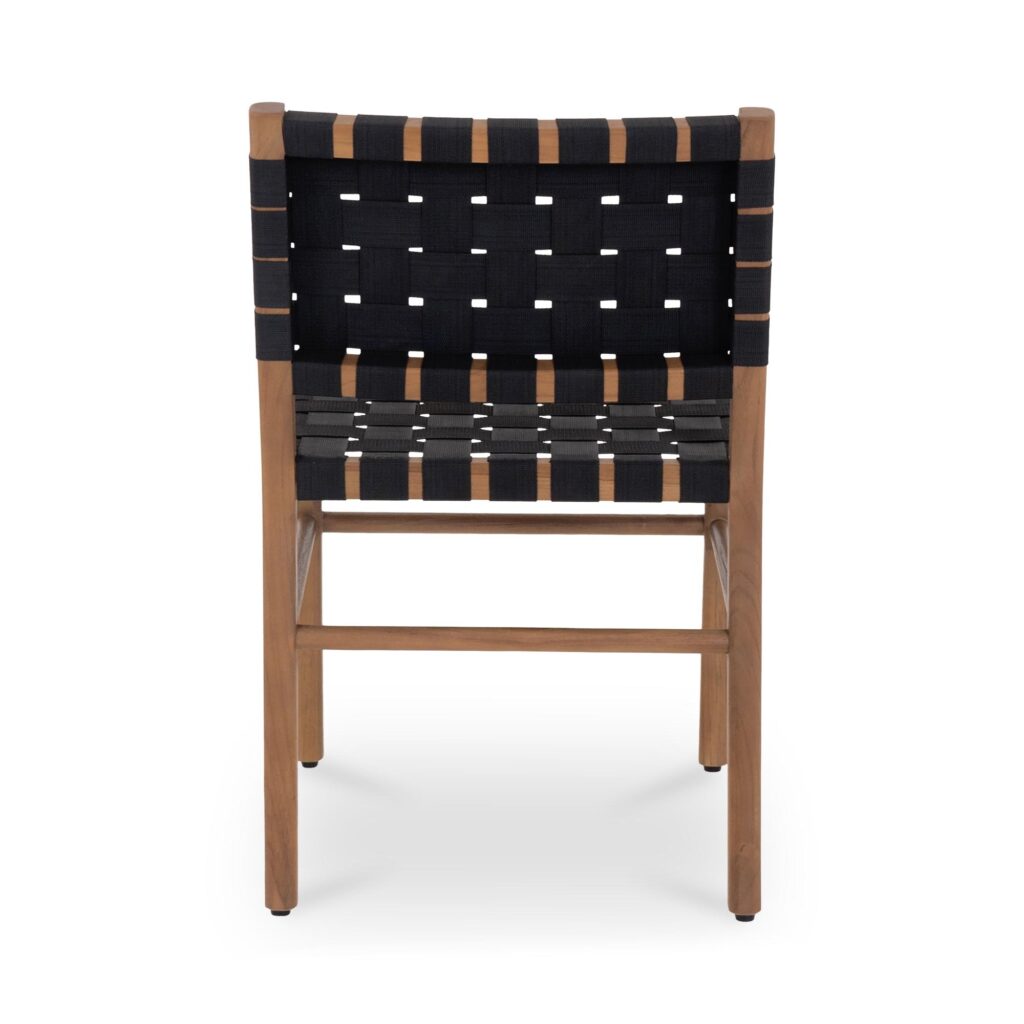 Mira Outdoor Dining Chair Black - Image 4