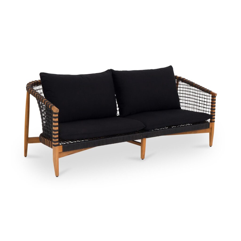Kuna Outdoor Sofa Black - Image 2