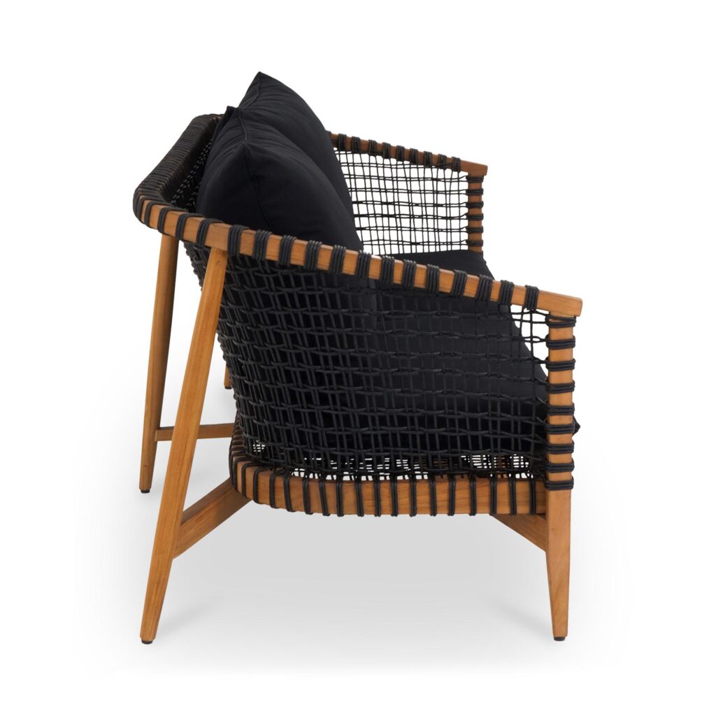 Kuna Outdoor Sofa Black - Image 3