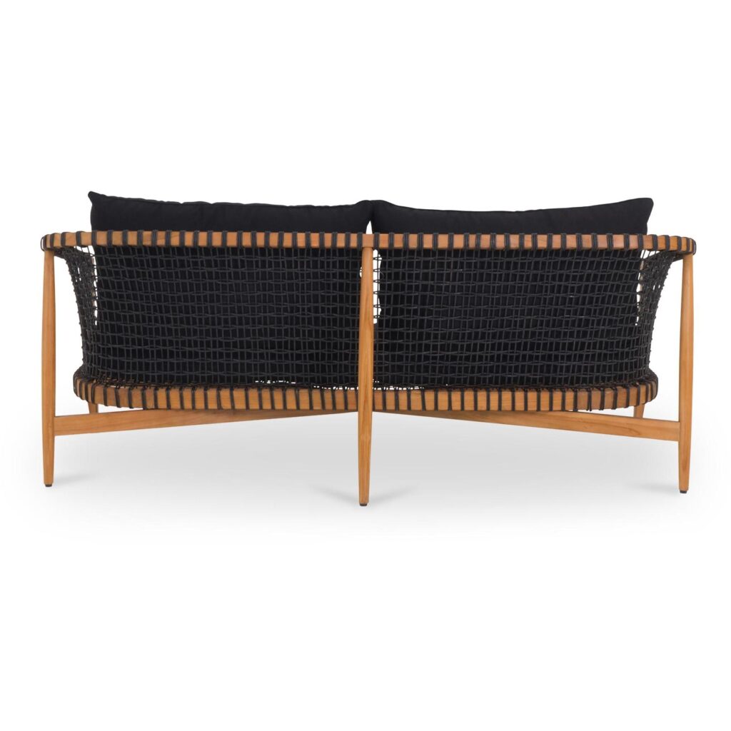 Kuna Outdoor Sofa Black - Image 4