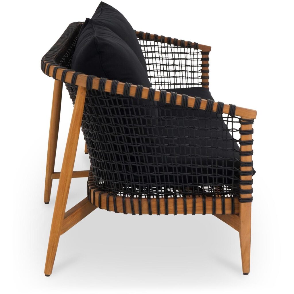 Kuna Outdoor Sofa Black - Image 3