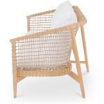 Kuna Outdoor Sofa White CV-1027-24 CV 1027 24 Kuna side shadsilo