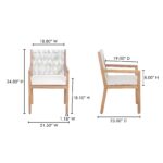 Luce Outdoor Dining Chair Natural CV-1028-24 CV 1028 24 70