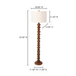 Gwen Floor Lamp Honey Brown DD-1050-21-0 DD 1050 21 70