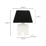 Yara Table Lamp White DD-1052-18 DD 1052 18 70