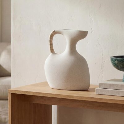 Vila 13In Sculptural Vessel Cream White DD-1057-05 DD 1057 05 10