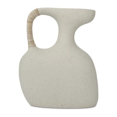 Vila 13In Sculptural Vessel Cream White