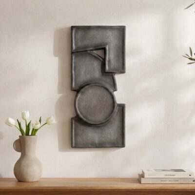 Teo Wall Sculpture Charcoal 4 Teo Wall Sculpture Charcoal DD-1062-07 DD 1062 07 10