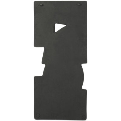 Teo Wall Sculpture Charcoal 10 Teo Wall Sculpture Charcoal DD-1062-07 DD 1062 07 Teo back shadsilo