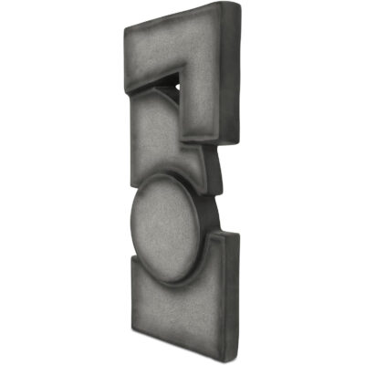 Teo Wall Sculpture Charcoal 11 Teo Wall Sculpture Charcoal DD-1062-07 DD 1062 07 Teo diagL shadsilo