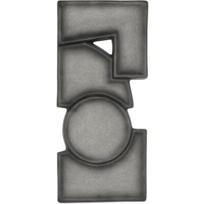 Teo Wall Sculpture Charcoal