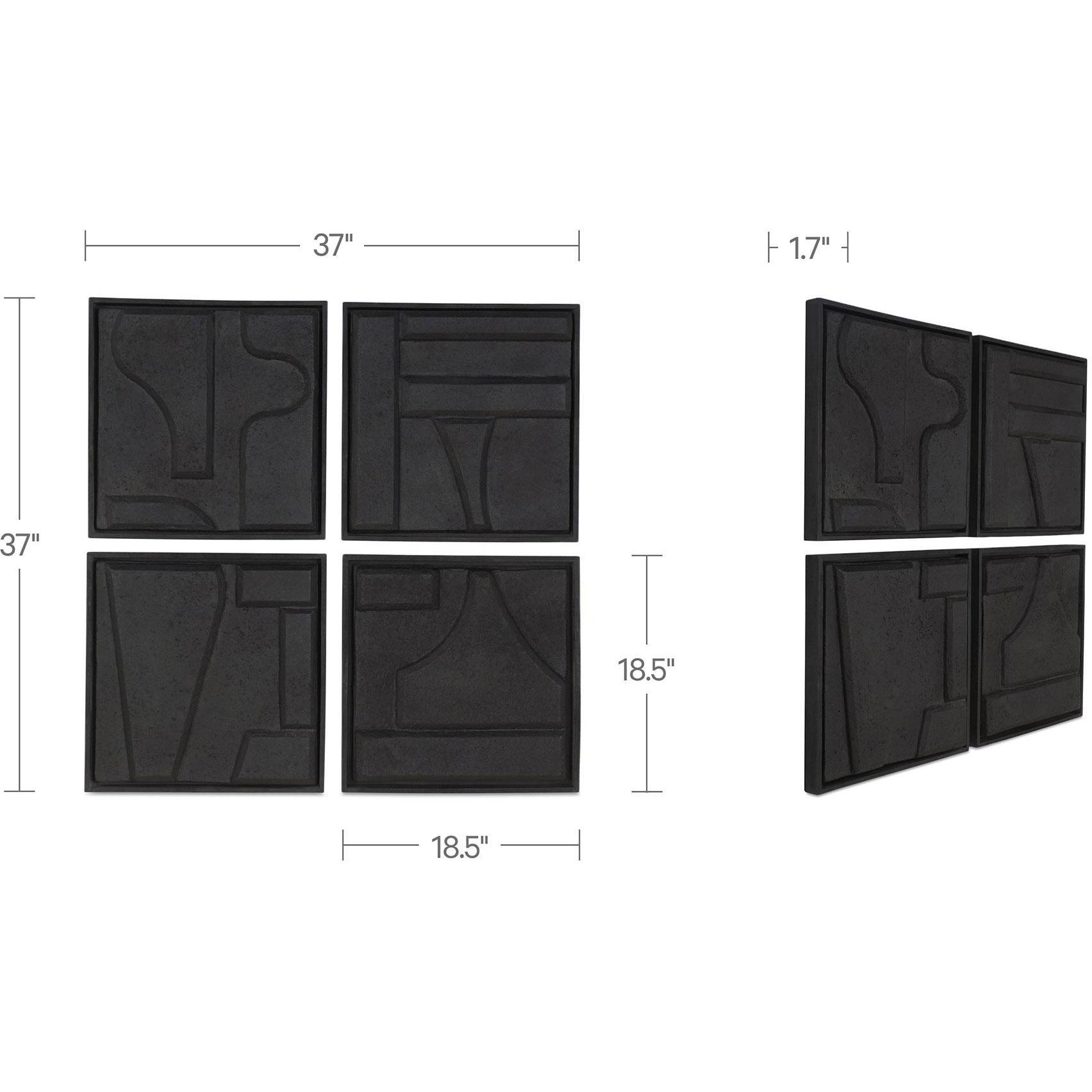 Alva Wall Sculpture-Set Of 4 3 Alva Wall Sculpture-Set Of 4 - Image 3