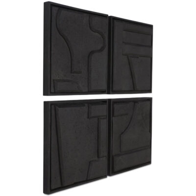 Alva Wall Sculpture (Set Of 4) DD-1063-02 DD 1063 02 Alva diagR shadsilo