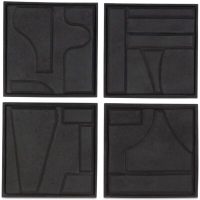 Alva Wall Sculpture-Set Of 4