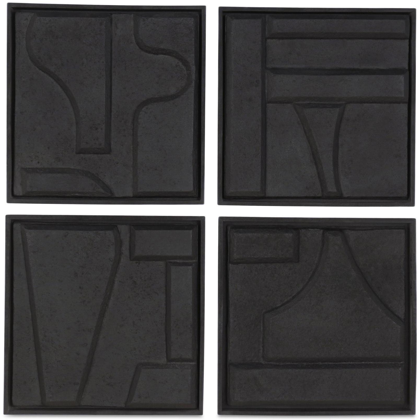 Alva Wall Sculpture-Set Of 4 1 Alva Wall Sculpture-Set Of 4