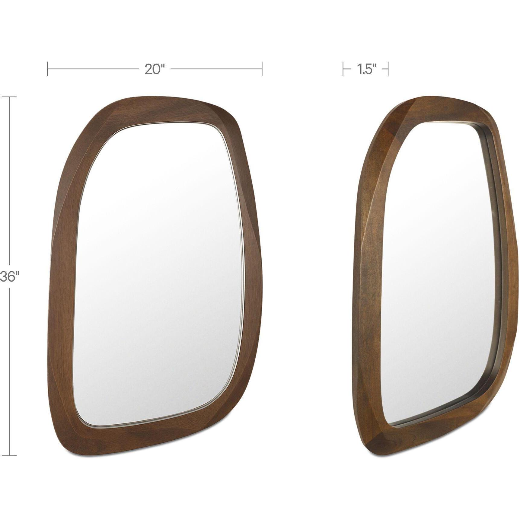 Levi Mirror Brown 3 Levi Mirror Brown - Image 3