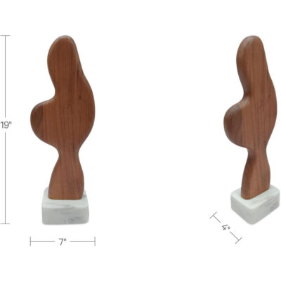 Eon Wood And Marble Sculpture 1 DD-1078-03 DD 1078 03 70 dim