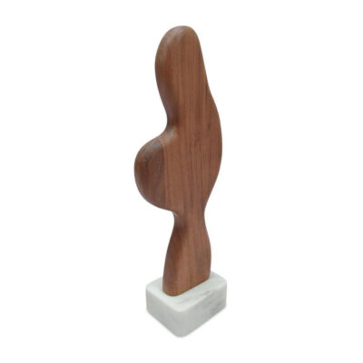Eon Wood And Marble Sculpture 1 DD-1078-03 DD 1078 03 Eon diagR silo