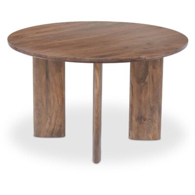 Lia Round Dining Table Dark Brown