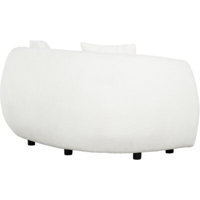 Diana Loveseat 7 Diana Loveseat 54235 Diana Love Wooly Ivory Back White