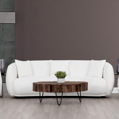 Diana Sofa 54234 Diana Sofa Wooly Ivory Lifestyle