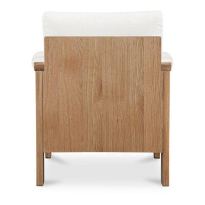 Bauer Accent Chair Cream EF-1001-05 EF 1001 05 Bauer back shadsilo