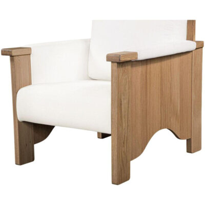 Bauer Accent Chair Cream EF-1001-05 EF 1001 05 Bauer closeup shadsilo
