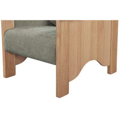Bauer Accent Chair Sage EF-1001-16 EF 1001 16 Bauer closeup shadsilo