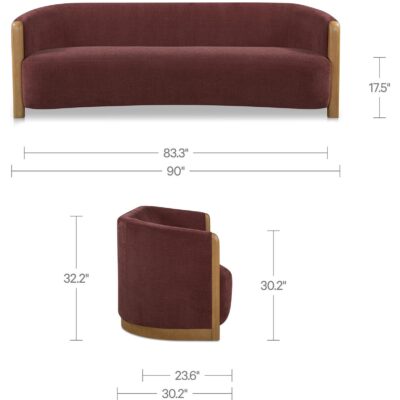 Anya Sofa Berry EF-1002-38 EF 1002 38 70 dim