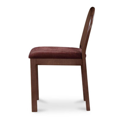 Emil Dining Chair Berry (Set of Two) EF-1004-38 EF 1004 38 Emil side left shadsilo