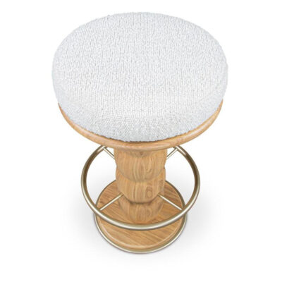 Nio Swivel Counter Stool White Mist EF-1008-18 EF 1008 18 Nio top shadsilo