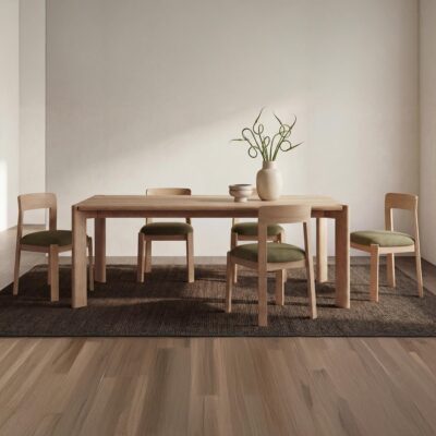 Oli Dining Chair Dark Green-Set of Two EF-1009-27 EF 1009 27 10