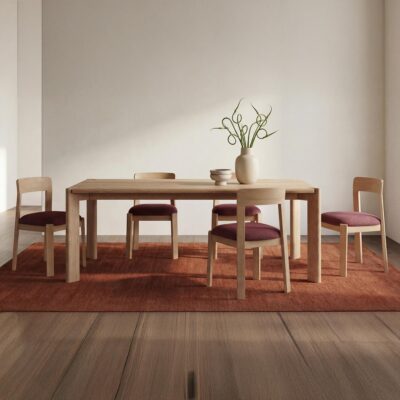 Oli Dining Chair Berry-Set of Two EF-1009-38 EF 1009 38 10