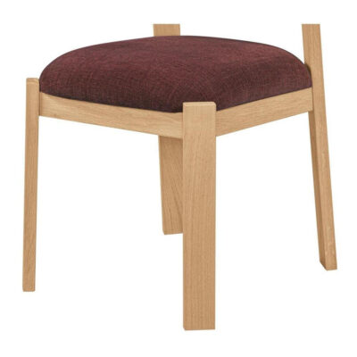 Oli Dining Chair Berry (Set of Two) EF-1009-38 EF 1009 38 Oli closeup shadsilo