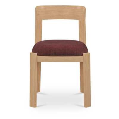 Oli Dining Chair Berry (Set of Two) EF-1009-38 EF 1009 38 Oli front shadsilo