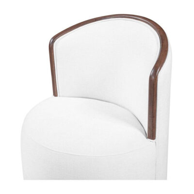 Rossi Swivel Dining Chair Cream EF-1011-05 EF 1011 05 Rossi closeup shadsilo
