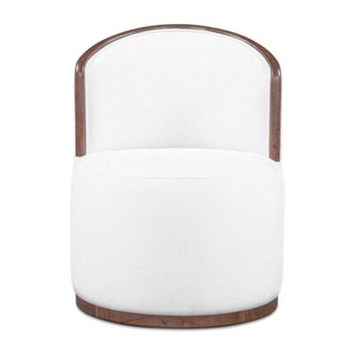 Rossi Swivel Dining Chair Cream