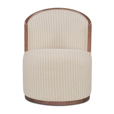 Rossi Swivel Dining Chair Stripe