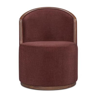 Rossi Swivel Dining Chair Berry