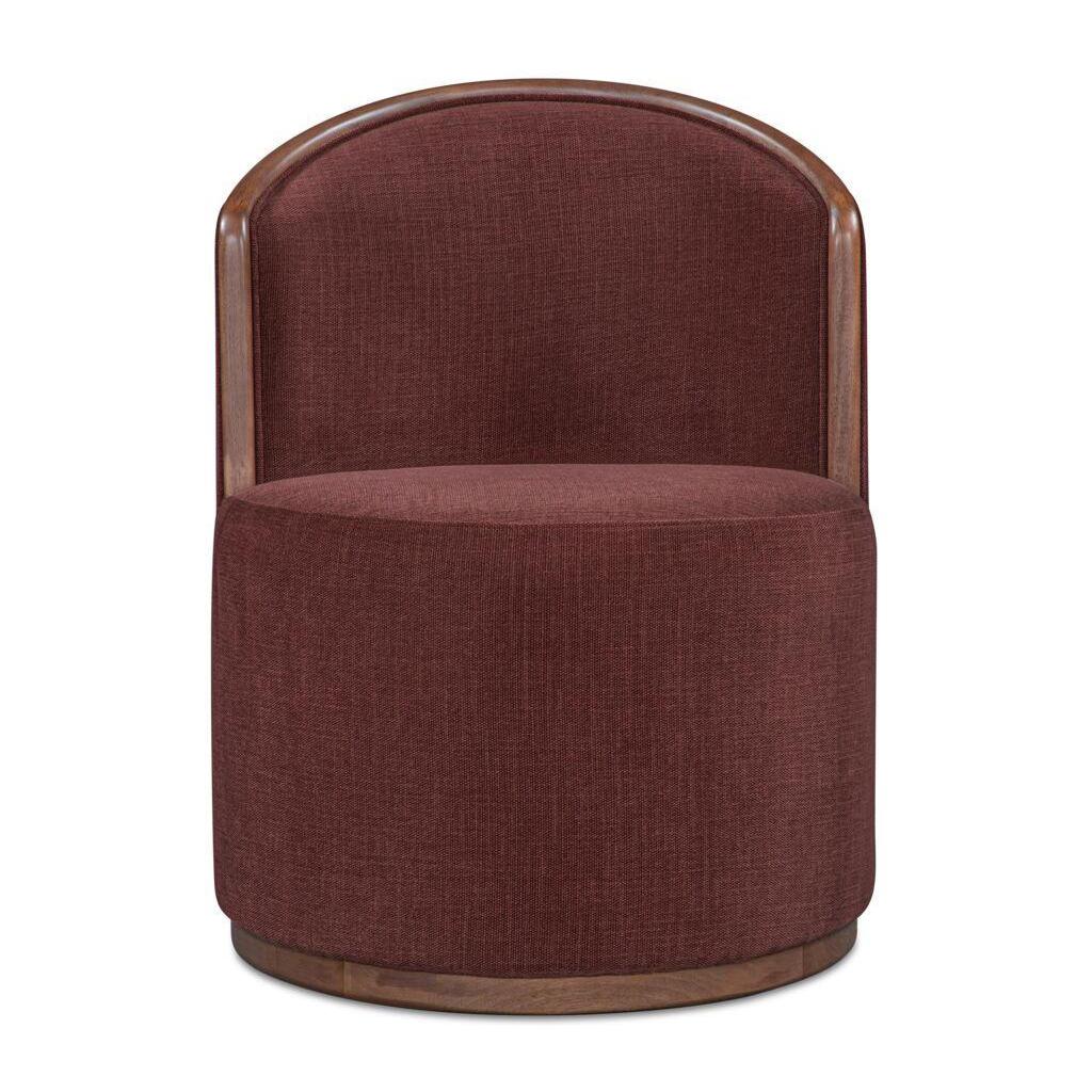 Rossi Swivel Dining Chair Berry 1 Rossi Swivel Dining Chair Berry
