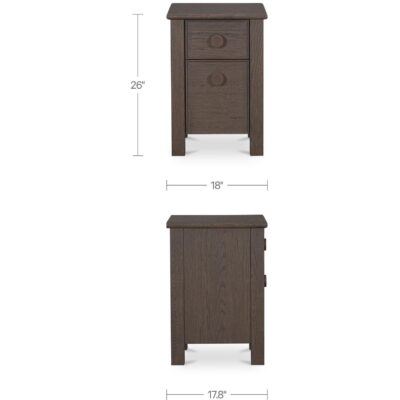 Loren Small Nightstand Dark Brown 5 Loren Small Nightstand Dark Brown EF-1016-20 EF 1016 20 70 dim