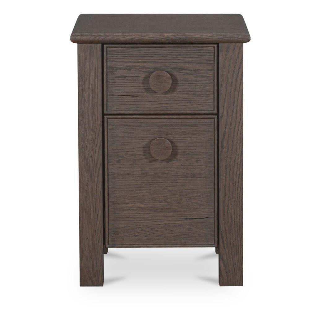Loren Small Nightstand Dark Brown 1 Loren Small Nightstand Dark Brown