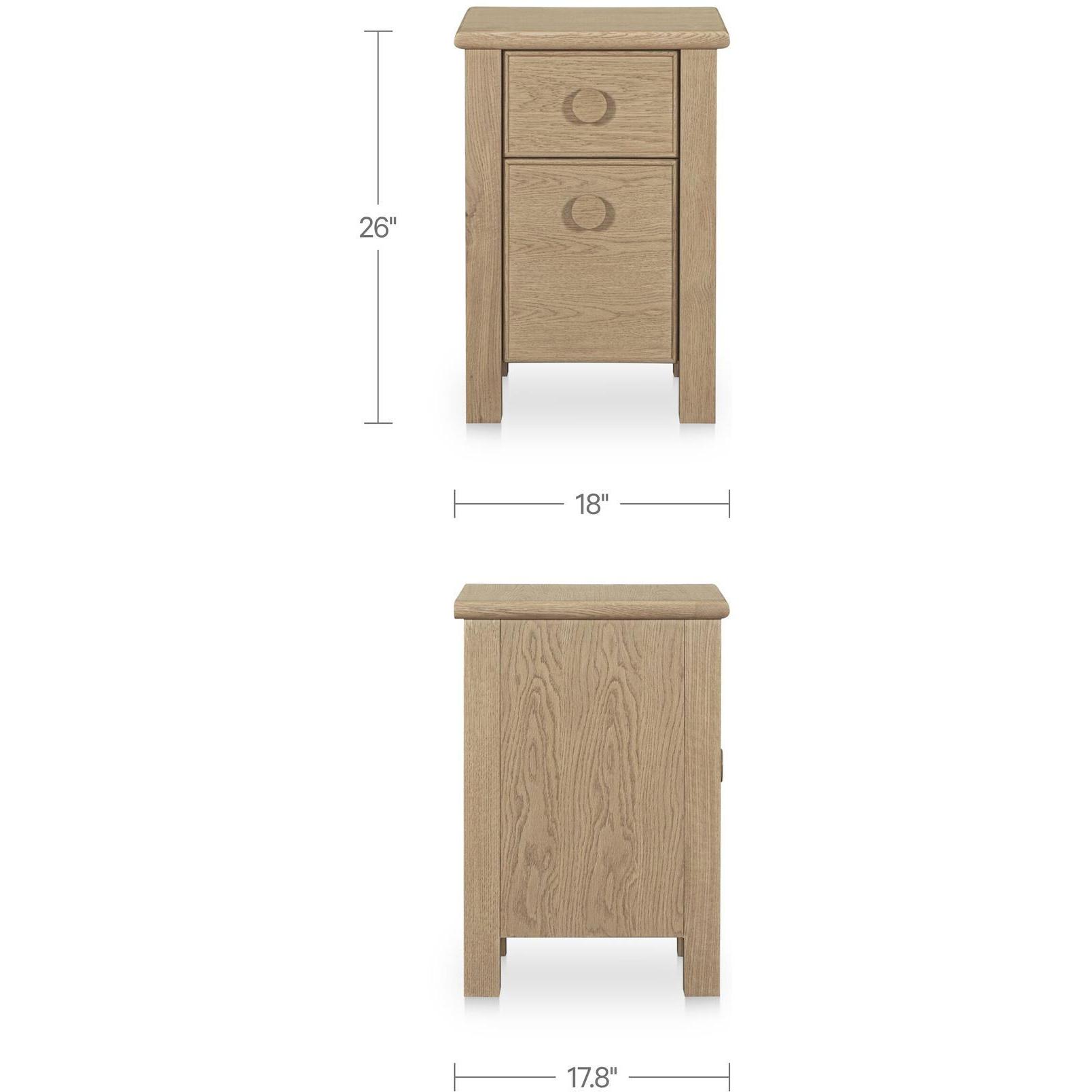 Loren Small Nightstand Natural 3 Loren Small Nightstand Natural - Image 3