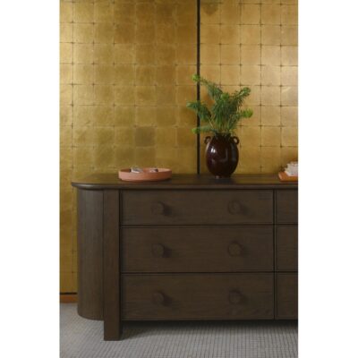 Loren 6 Drawer Dresser Dark Brown 11 Loren 6 Drawer Dresser Dark Brown EF-1018-20 EF 1018 20 12